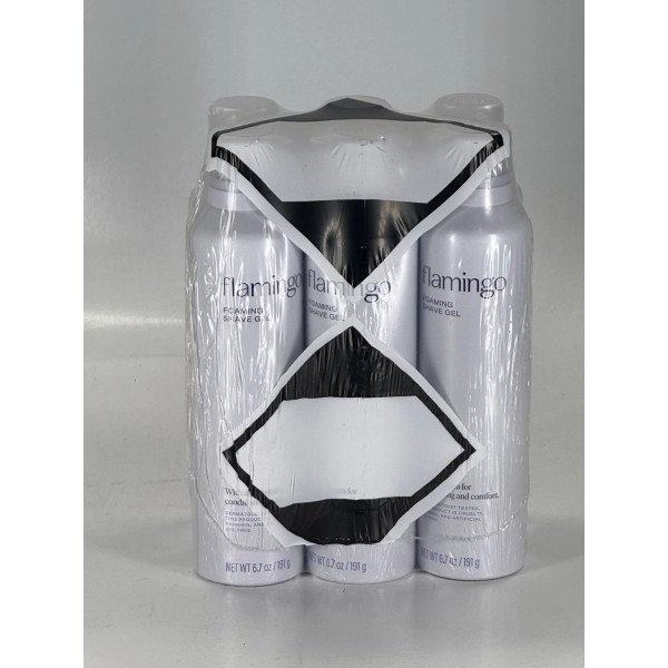 Flamingo Pack of 6 - Flamingo Foaming Shave Gel |