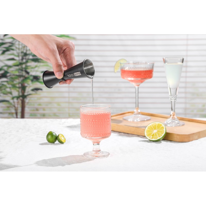 Barcool Bartenders Professional Cocktail Spirit Measure | Dual Sided Cup