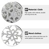 Artibetter 30Pcs Snowflake Patches christmas themed Ironing On appliques DIY
