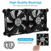 ELZO USB Quiet Cooling Fan, 4.7 inches (12 cm), Double