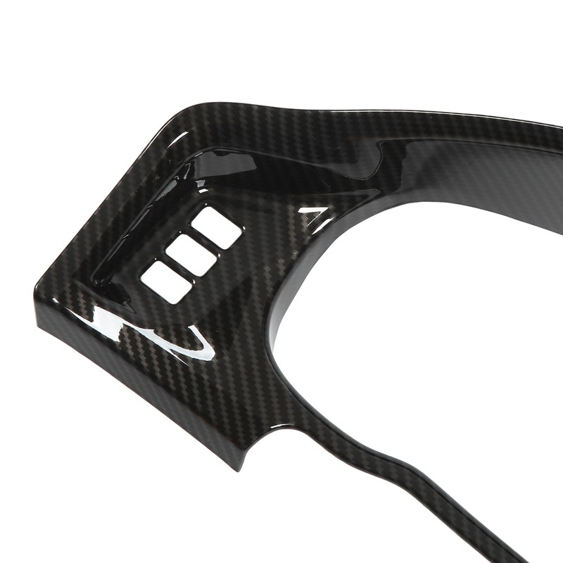 Car Central Control Dashboard Cover Carbon Fiber Style Replacement for