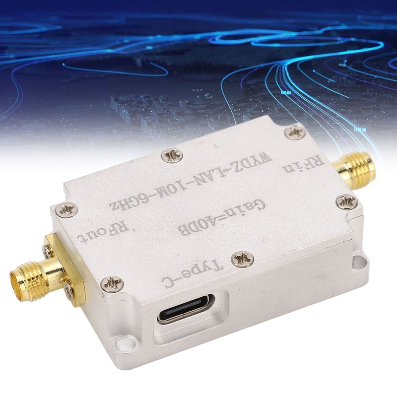 Low Noise Amplifier 40DB Gain 10M To 6GHz Precise Transmission