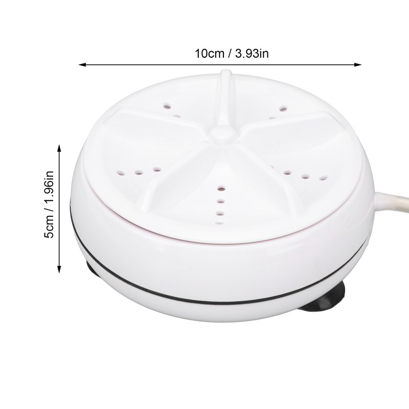 Mini Ultrasound Washing Machine USB Portable Turbine Cleaning 4 Level