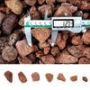 GasSaf 10 Pounds Red Lava Rocks for Fire Pit, Fireplace,
