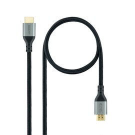 Certified HDMI 2.1 Cable Ultra High Speed Male to Male Black 2m Length Ideal for Superior Image Quality in Compatible Devices