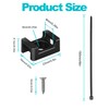 Cable Zip Tie Mounts Kit - 55 Set Wire Cable