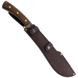 Condor Tool & Knife Jungolo Machete - 1075 High Carbon Steel Blade - Full-Tang Ergonomic Walnut Handle - Handcrafted Leather Sheath - Heavy Duty Machete for Bushcraft, Camping and Survival