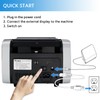 TIHOO Money Counter with UV, MG, IR Counterfeit Detection, Portable