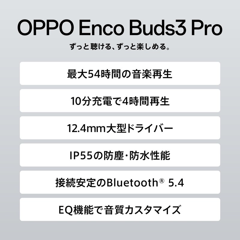 OPPO Enco Buds3 Pro True Wireless Earbuds
