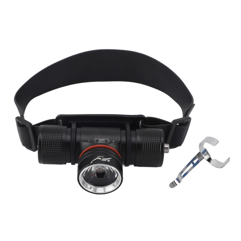 Diving Headlamp Flashlight IPX68 Waterproof Super Bright 1200LM 3 Light