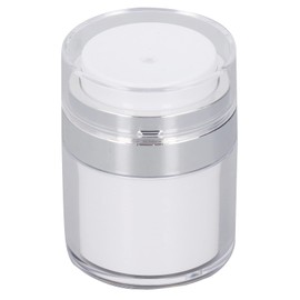 Tarro de Crema Botella de Vacío 30ml Envase de Humectante Frasco de Bomba sin Aire Envase Cosmético a Prueba de Fugas Recargable Vacío Pequeño para Cremas Geles Lociones