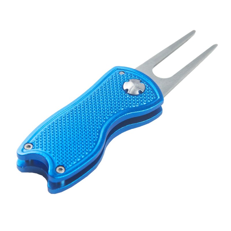 Hauni Stainless Steel Golf Divot Repair Tool Switchblade Foldable Golf