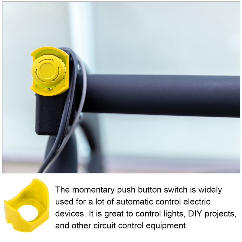 Rebower Emergency Stop Guard Plastic Protective Cover, [for Push Button