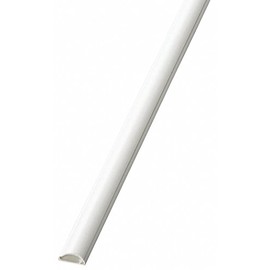 Raceway, Half Round, Micro, White