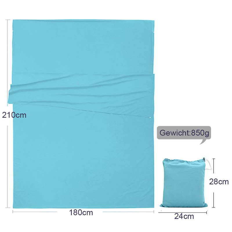 VILISUN sleeping bag, summer sleeping bag, travel sleeping bag, thin,