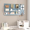 VEOFEMLEA Pegboard Combination Kit, 8 Peg Boards and 30 Accessories