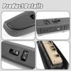 Front Passenger Window Switch with Dark Gray Bezel Compatible with