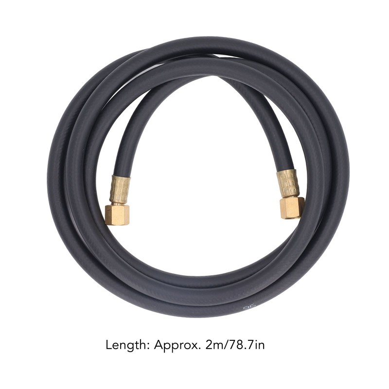 Gas Welding Hose G1/4 Fitting 2m Length Rubber Argon Arc