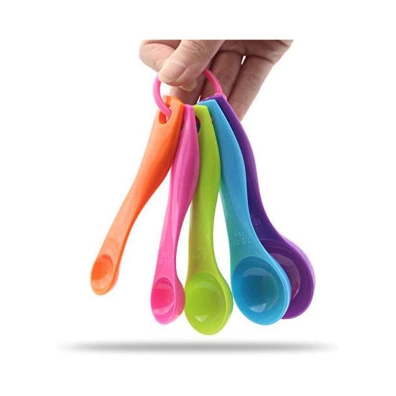 Rightox Measuring Spoon Set Food Grade BPA Free Durable Plastic