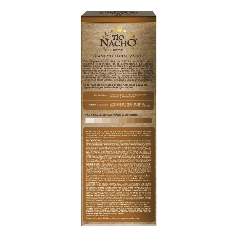 Acondicionador Tío Nacho Henna Egipcia Anti Canas Anti Caída