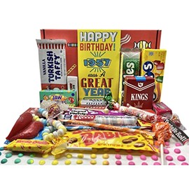 RETRO CANDY YUM ~ 1957 68th Birthday Gift Box of Nostalgic Retro Candy Assortment for 68 Year Old Man or Woman Born 1957 Jr