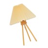 Desk Lamp Retro Style Versatile Pleated Bedside Table Lamp Reading