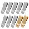 Evponk10 Pcs Men's Slim Money Clips, Small Stainless Steel Cash