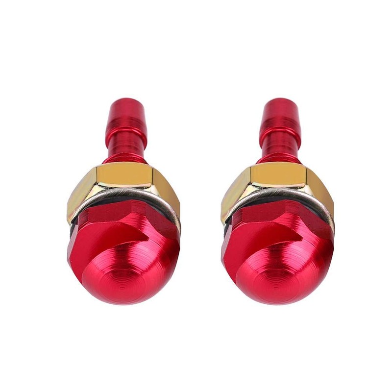 Windshield Washer Nozzle 2pcs Universal Aluminum Alloy Car Front Sprayer