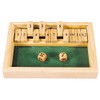 Klappenspiel Bambus Shut the box Holz Würfelspiel