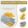 cersaty Pack of 10 Invisible Shelf Brackets, 130 mm Concealed
