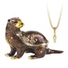 Secrets from Hidden Treasures 1113 Otter Trinket Box