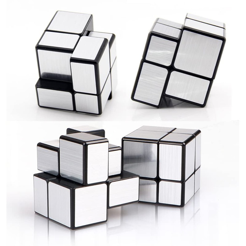 Mirror Cube 2x2x2 Speed Cube 2x2 Magic Cube Puzzle for