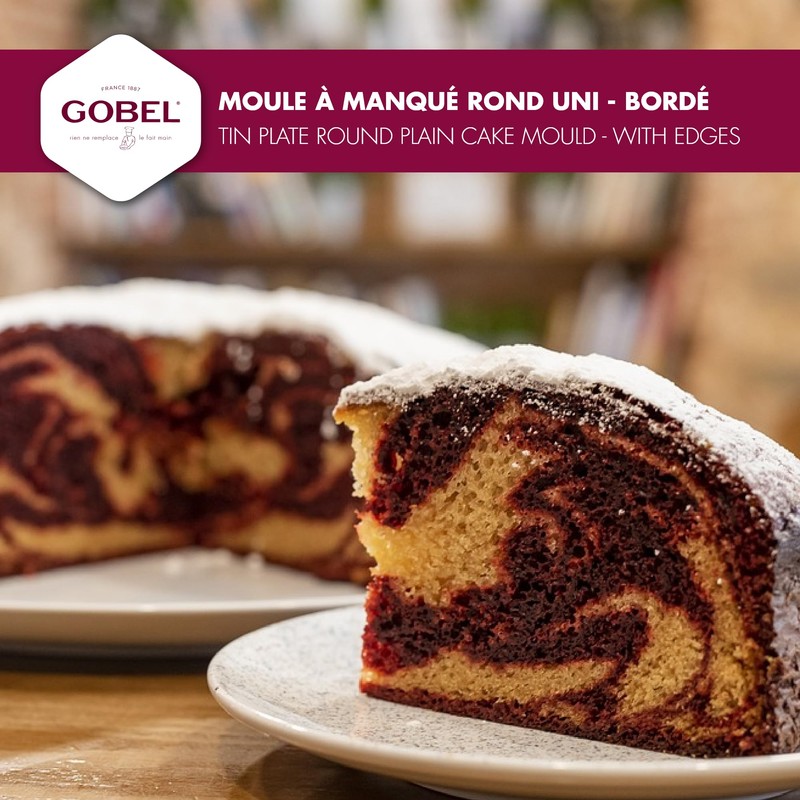 Gobel 123790 Springform, rund eingefasst Uni Eisen weiß Ø 32