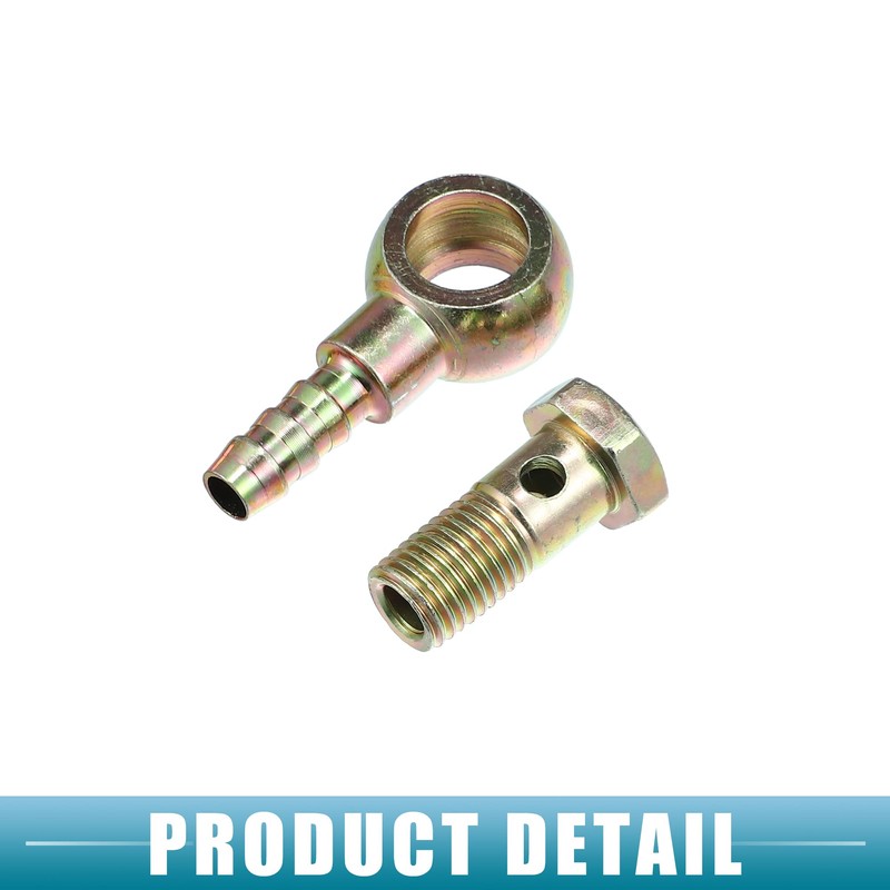 A ABSOPRO Banjo Bolt M12x1.5 8mm Banjo Hose Barb Bolt