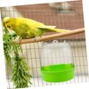 BUGUUYO Pet Bird Bath Box Parrot Bathing Tub for Birds