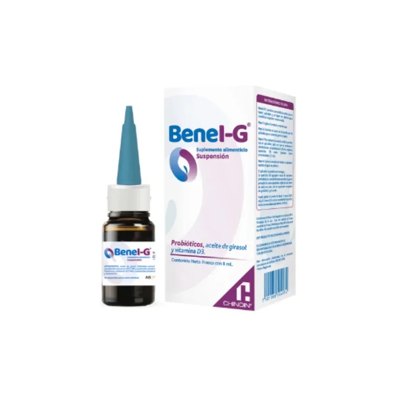 Suplemento Alimenticio Benel-g Vitamina D3 8 Ml Suspensión Sabor Sin