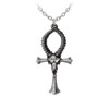 Alchemy Ankh of Ammon Pewter Pendant