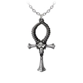 Alchemy Ankh of Ammon Pewter Pendant