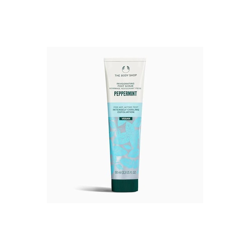 the body shop invigorating foot scrub peppermint 100 ml