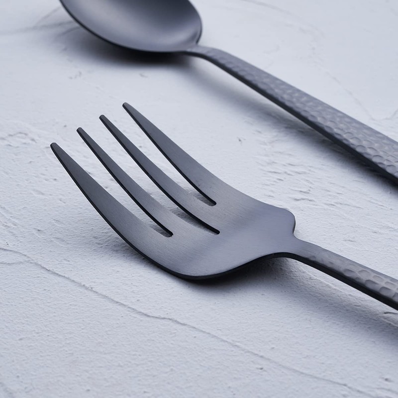 FULLYWARE 9.5" Stainless Steel Serving Utensil Set Large Serving Spoon