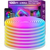 100Ft Neon Rope Lights,Flexible Led Rope Lights Control with App/Remote,Multiple