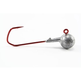VMC Barbarian Jig Heads Round Head RD 20-25 Pieces Jigs Jig Lead Head Size 4/0-14g - Pack of 25