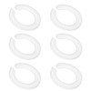 E27 to E14 Plastic Lamp Shade Ring Converter, 42mm to