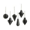Broste Decorative Christmas Mix Paper Pendants Set of 6 Ready