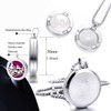 GV77ZF Women's Essential Oil Necklace, 316L Stainless Steel Pendant Aromatherapy