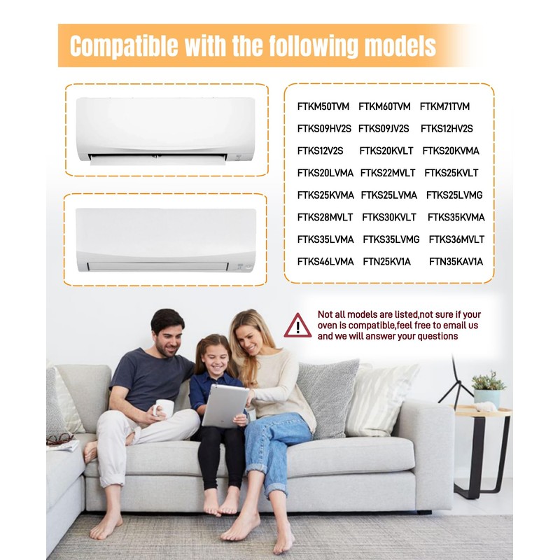 4 Pack 99A0391 Mini Split Air Filter Replacement Compatible With