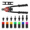 Rivet Nut Tool, Hand Rivet Nut Setter Kit with 7pcs