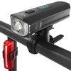 APECYC Bike Lights Front and Back, 1200 Lumen Bicycle Light