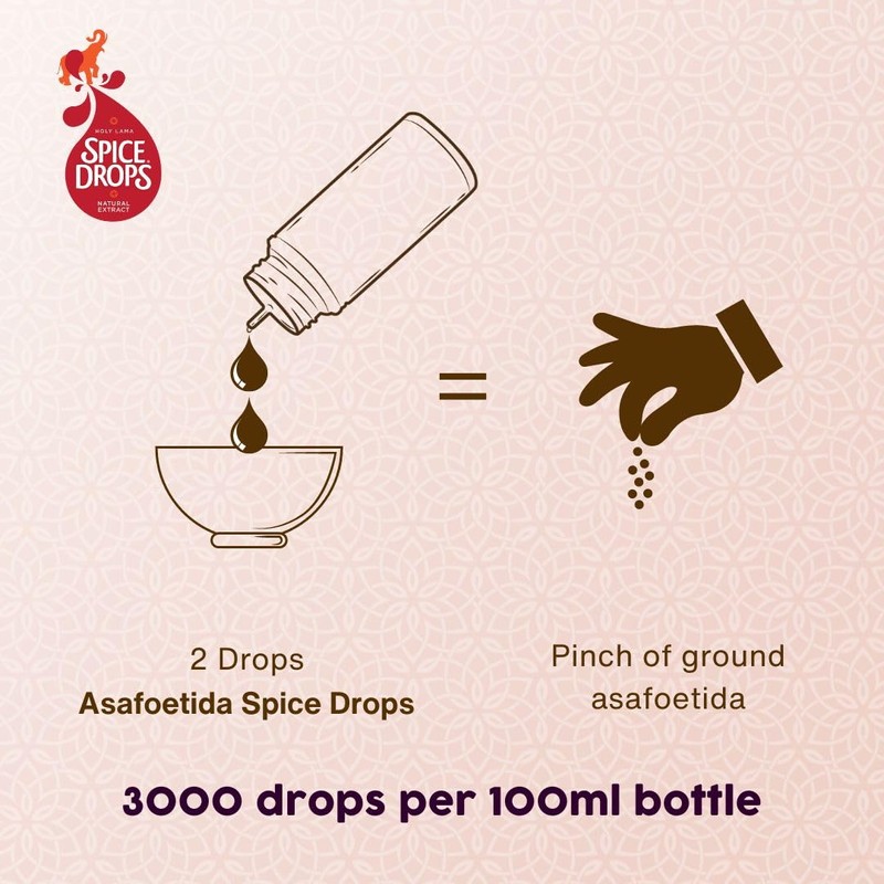 Spice Drops Asafoetida Extract - Great Taste Award Winning Natural