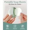 Yukdanzly 3 Boxes (150 Sheets) Hand Soap Sheets for Camping